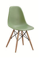 Plastic and Wooden Leg Chair product image