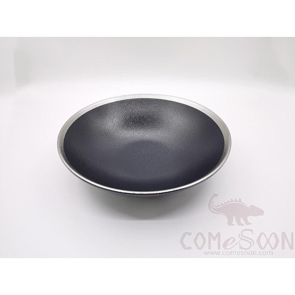 Electroplated Silver 9.25" Dehua Soup Bowl
