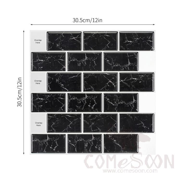 3d Epoxy Wall Sticker-30.5*30.5 cm