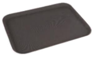 Brown Anti-Skid Rectangle Serving Tray, L415*W305mm