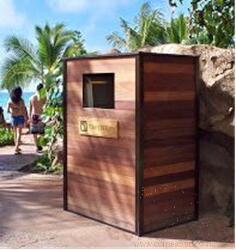 Dirty Towel Kiosk, Teak, 560*40*120cm