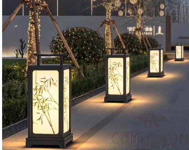 Lawn Lamp, Stainless Steel, L16.5*H38.5cm