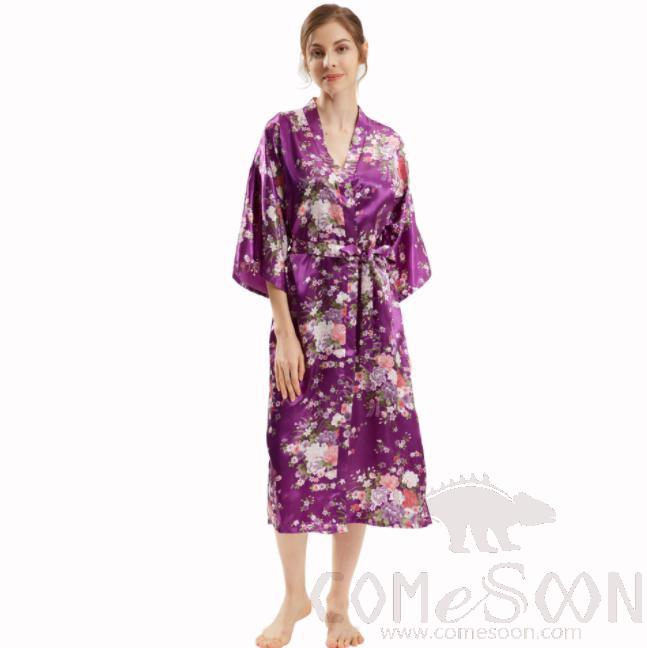 Yukata Bathrobe-Purple(Normal)
