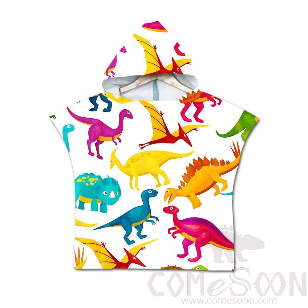 Kid's Cape Beach Towel, Microfiber, 60*80cm
