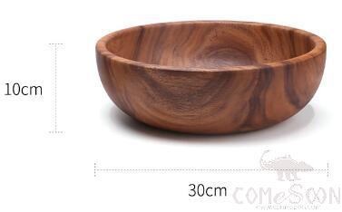 Wooden Bowl, Φ30*H10cm