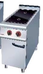 2-Burner Induction Cooker 400×700×(850+ 70)mm
