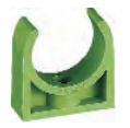 Pipe Clamp-Green DN20