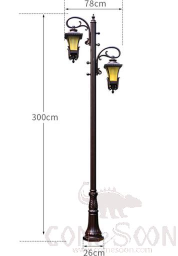 Pillar Lights, L78*W26*H300 cm