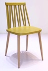 Chair, PP Seat Board+ Wooden Legs, 46.5*43*45*80cm product image