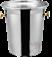 Stainless Steel Rolled Edge Champagne Bucket, 304 Ss, Φ230×h220mm
