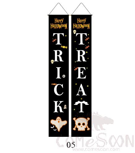 Day of the Dead Skull Dance Flies the Background Flag, Polyester Cloth, 30*180cm product image