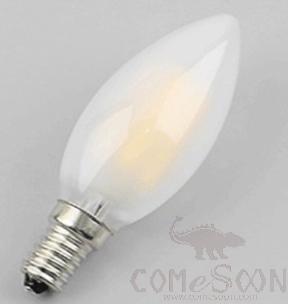 Bulb filament C-35, 4w, matte