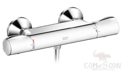 Wall-Mounted Thermostatic Shower Spout, Hardware, Chrome Plated, Class a (American Standard)