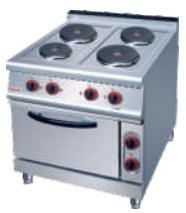 4-Burner Electric Range with Oven 800×900×(850+ 70)mm