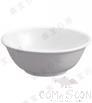 6" Two-Color Shallow Bowl (Moq 50 Pieces), White Red, Mf, 152.4*50.65mm product image
