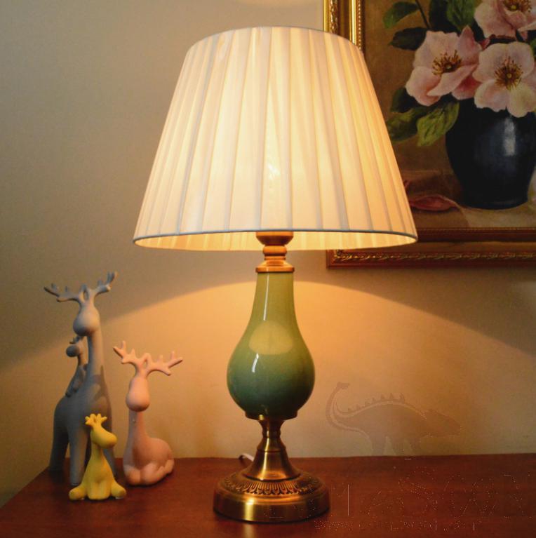 Table Lamp-D33*H54cm-Button Switch