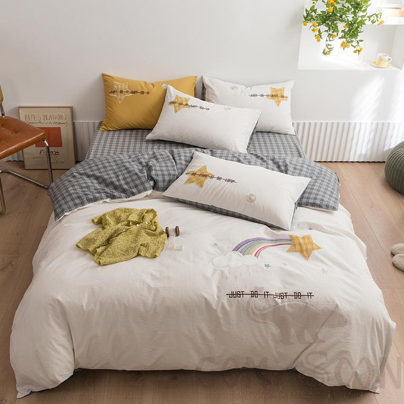 Bed Linens, Cotton, 4 Piece Set(for W150&180 cm Bed)