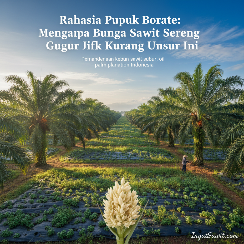 Rahasia Pupuk Borate: Mengapa Bunga Sawit Sering Gugur Jika Kurang Unsur Ini?
