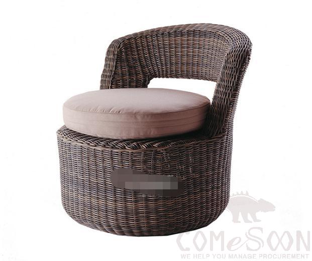 Outdoor Rattan Sofa, High Density Sponge, 60*60*75cm product image