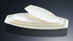 Grid White Tableware Yygrid Series- Plate 10" product image
