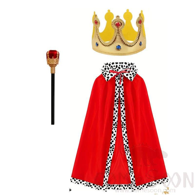 Halloween Cape, Cotton, Red, L120cm