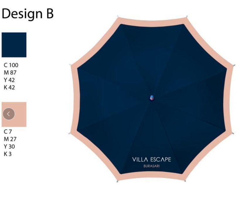 Isc Umbrella 2, 30", Tpg