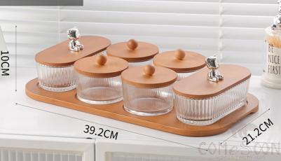 Glass Snack Plate