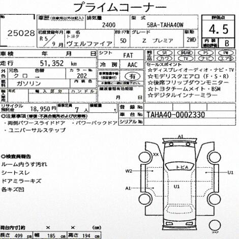 Toyota Vellfire chassis 02330 — gambar 5 daripada 5