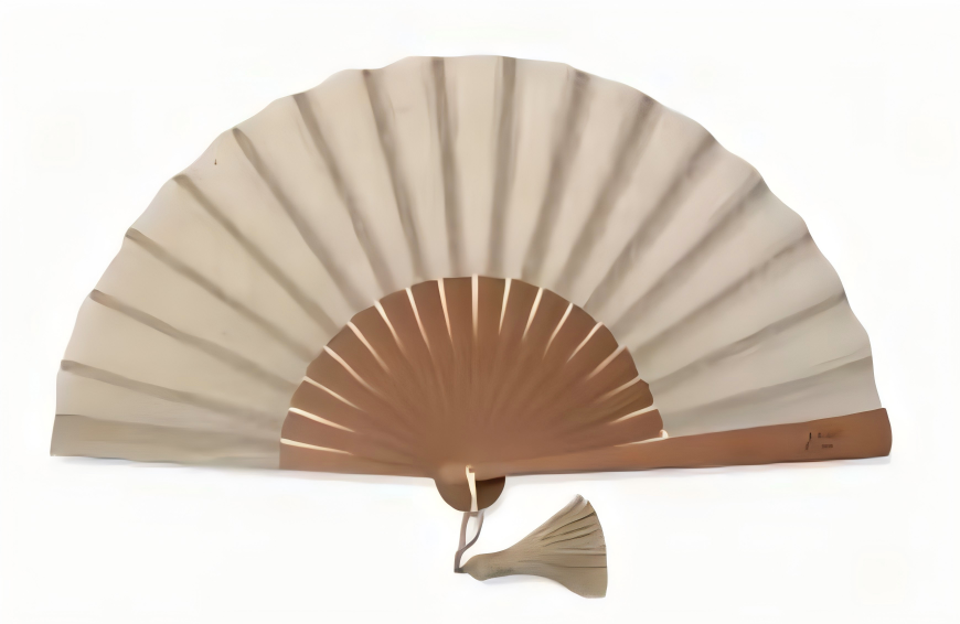 Hand Paper Fan Customized 10" Without Decoration