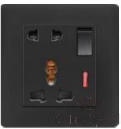 13a 5pole Multi-Function Socket