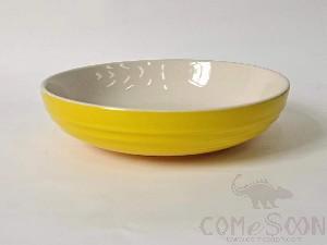 Gradient Series 7.9" Relief Line Salad Bowl Yellow