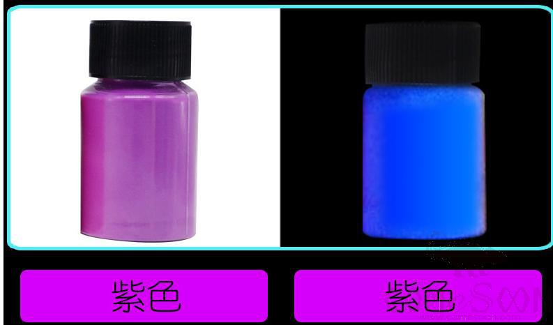 Glow in the Dark Powder, Purple 20G