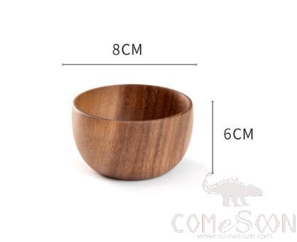 Wooden Bowl Φ8*H6cm