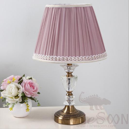Table Lamp-D30*H48cm-Button Switch