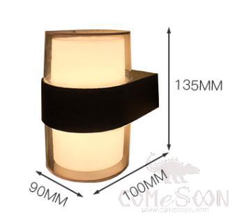 Waterproof Wall Light-2*5w, 3000/4000/6000k, 90*100*135mm