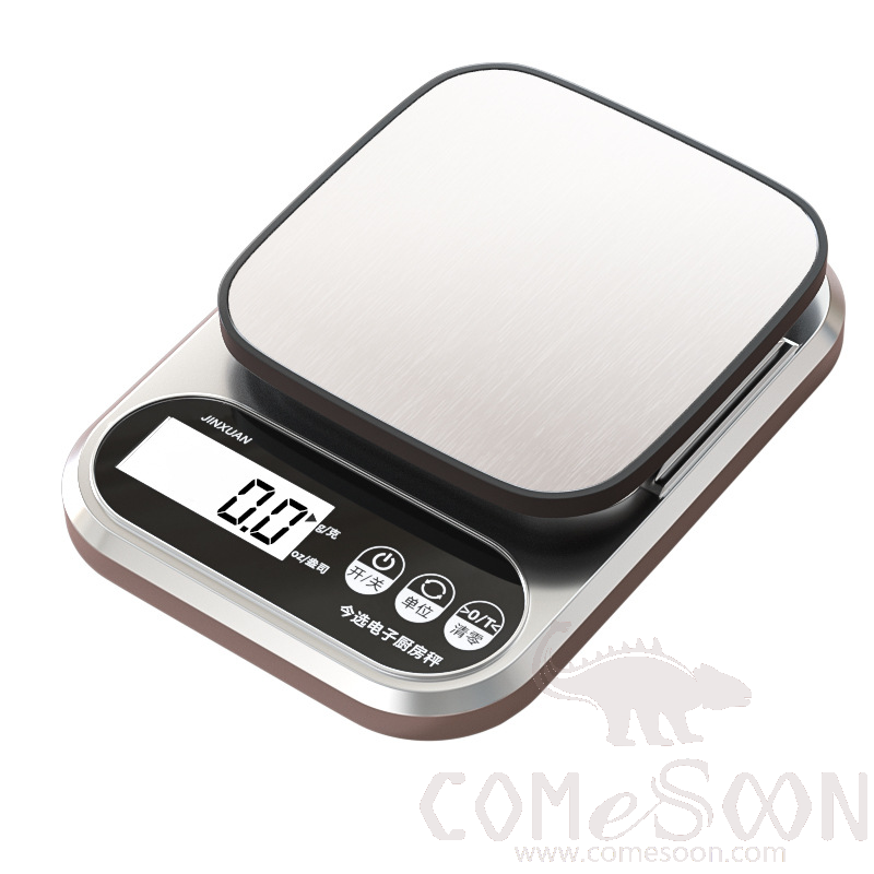Kitchen Scale 5kg/0.1g, L20*W14.5*H3.3cm