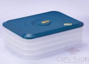 Four Layers and One Cover Time Dumpling Box, PP, 30*14*23cm