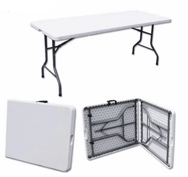 Plastic Folding Table-180 * 74 * 74 cm