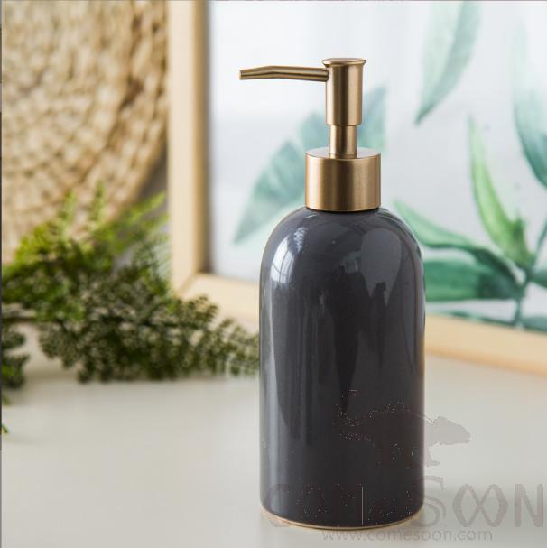 Bath Dispenser, Ceramic, 7.2*7.2*20 cm
