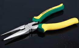 Long Nose Pliers 8", High Carbon Steel+ PP & Tpr Handle