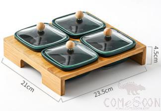 Bowl W/ Lid Set 4 Bowl product image