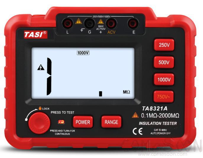 Insulation Resistance Tester - Mega Meter - (250-1000v) -Ta8321a