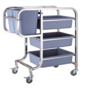 Service Cart, Ss201+ Plastic, L775 * W410 * H900mm