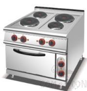 Electric 4-Hot Plate Cooker with Cabinet, Dimesnion:l700*W750*H920mm, Power Supply:2 X2+ 2.6 X 2kw
