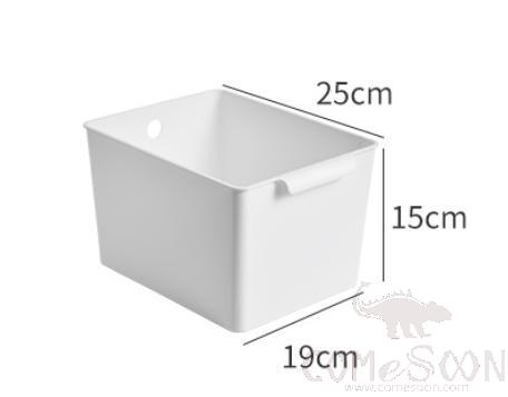 Storage Tray White-L25*W19*H15 cm, PP