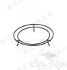 No. 20 Plate Wire Frame, Spray Painted Black, Mf, Outer Ring Diameter 330*Inner Ring Diameter 268mm