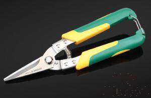 Keel Scissors 9 (Curved Mouth), 3cr13 Stainless Steel+ Rubberized Handle