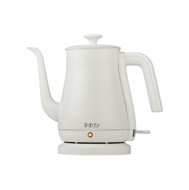 Long Spout Electric Kettle, Beige, 1kw, 0.8L, 24*13*22cm