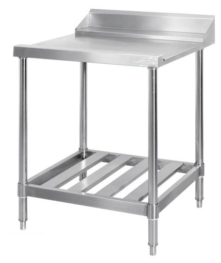 Ss Exit Table with  Under Shelf, 800*740*915mm, SUS 304