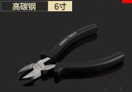 Diagonal Pliers 6", High Carbon Steel+ PP & Tpr Handle